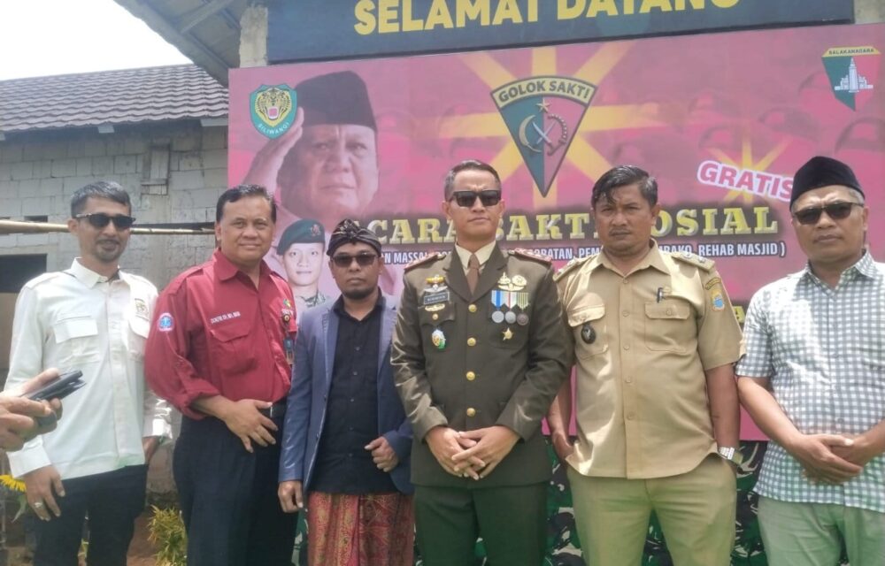 Bersama Rakyat, Batalyon Infanteri Tp 840/Golok Sakti Peringati Hari Pahlawan Nasional