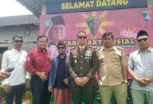 Bersama Rakyat, Batalyon Infanteri Tp 840/Golok Sakti Peringati Hari Pahlawan Nasional