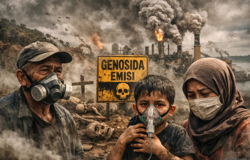 Smelter Harita Group Di Pulau Obi Diduga Lakukan Genosida Emisi