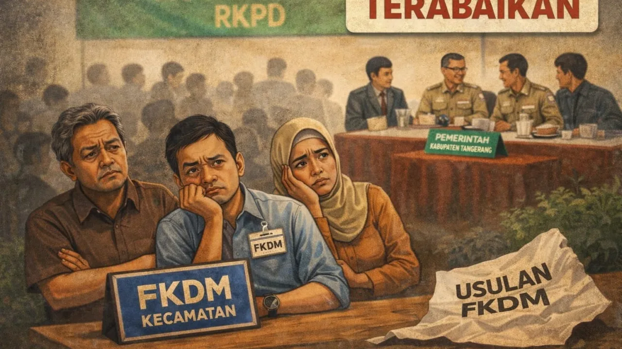 Di Musrenbang, Pendanaan FKDM Kecamatan di Tangerang Dipertanyakan