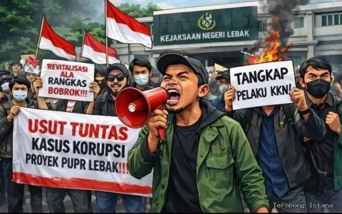 GAMMA Ungkap Kejanggalan Proyek PUPR, Kejari Lebak Jadi Target Aksi