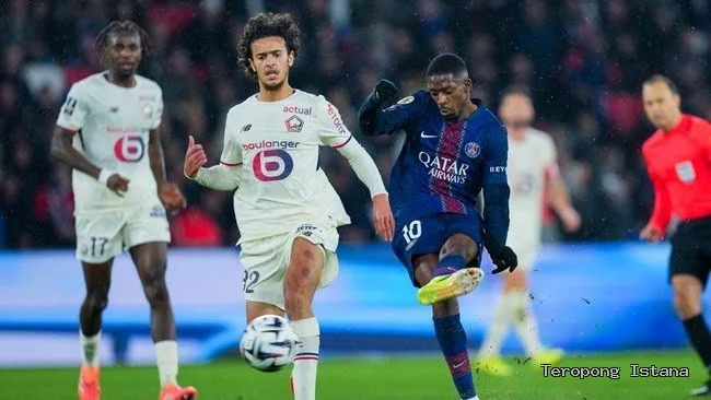 Psg Libas Lille 3-0, Dembele Menggila Di Parc Des Princes