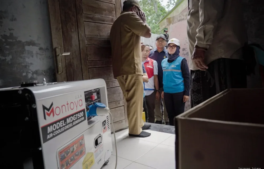 1.000 Genset Esdm–Pln Jadi Cahaya Warga Aceh Pascabencana