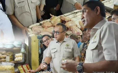 Anggota Komisi VI DPR RI Arif Rahman Pantau Kondisi Pasar Wonokromo Surabaya