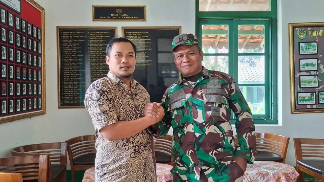TNI dan Media Bersatu, Publikasi Kegiatan Positif di Pandeglang Diperkuat