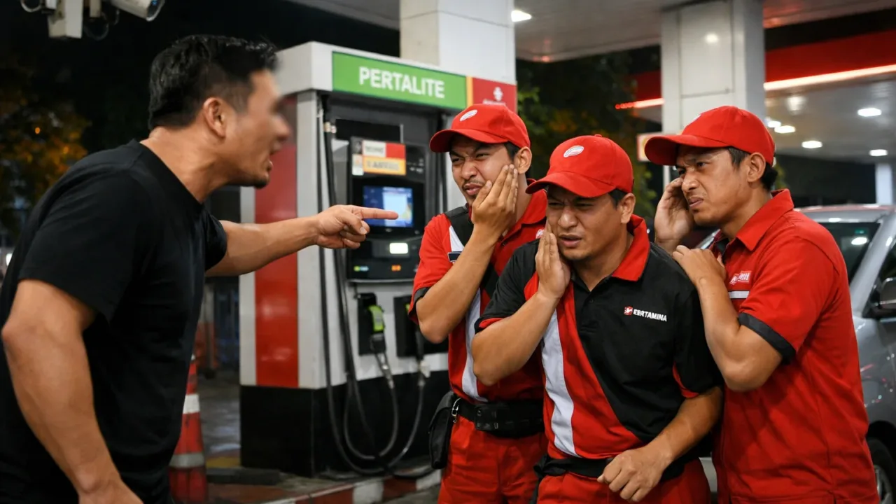 Diduga Dianiaya Oknum Aparat, Tiga Pegawai SPBU Cipinang Jadi Korban