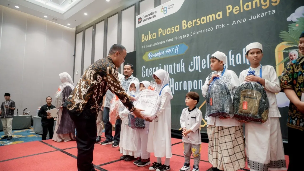 PGN Area Jakarta Perkuat Sinergi Strategis di Bulan Ramadan, Gelar Buka Puasa dan Santuni Anak Yatim