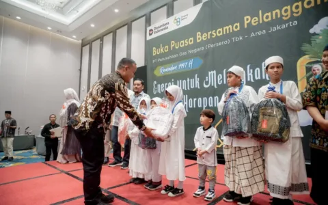 PGN Area Jakarta Perkuat Sinergi Strategis di Bulan Ramadan, Gelar Buka Puasa dan Santuni Anak Yatim