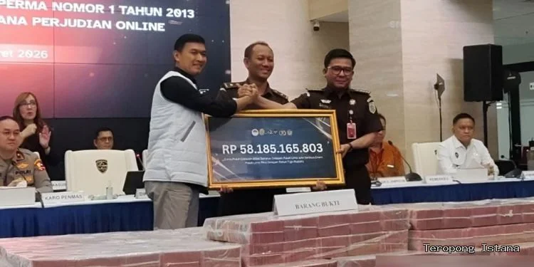 Aset Judol Rp58,1 Miliar Diserahkan Bareskrim Ke Kejaksaan Agung