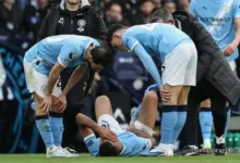 City Diterpa Cedera, Rodri Terancam Absen Saat Perburuan Gelar Memanas