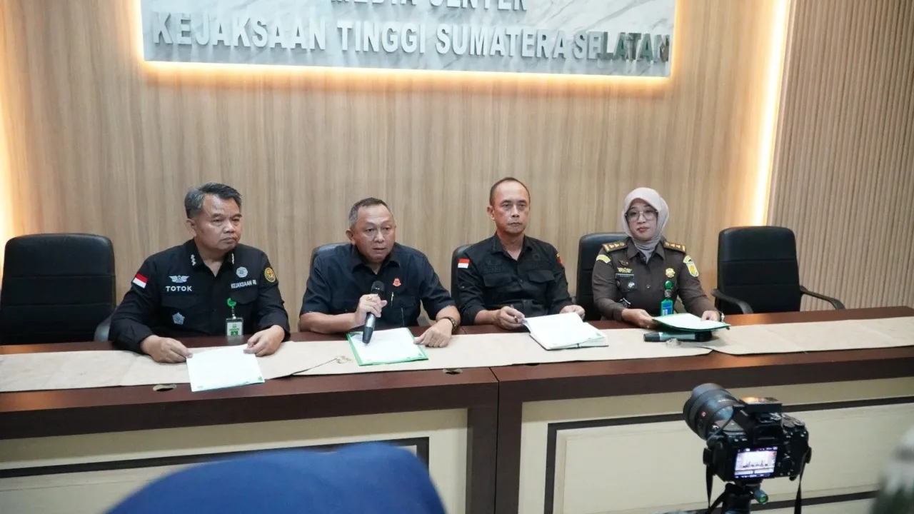 Kejati Sumsel Tahan 5 Pejabat Bank Terkait Korupsi Kredit Jumbo