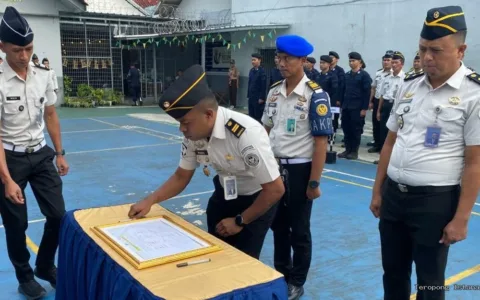 Lapas Ciamis Tegaskan Zero Halinar, Musnahkan Barang Bukti Hasil Razia
