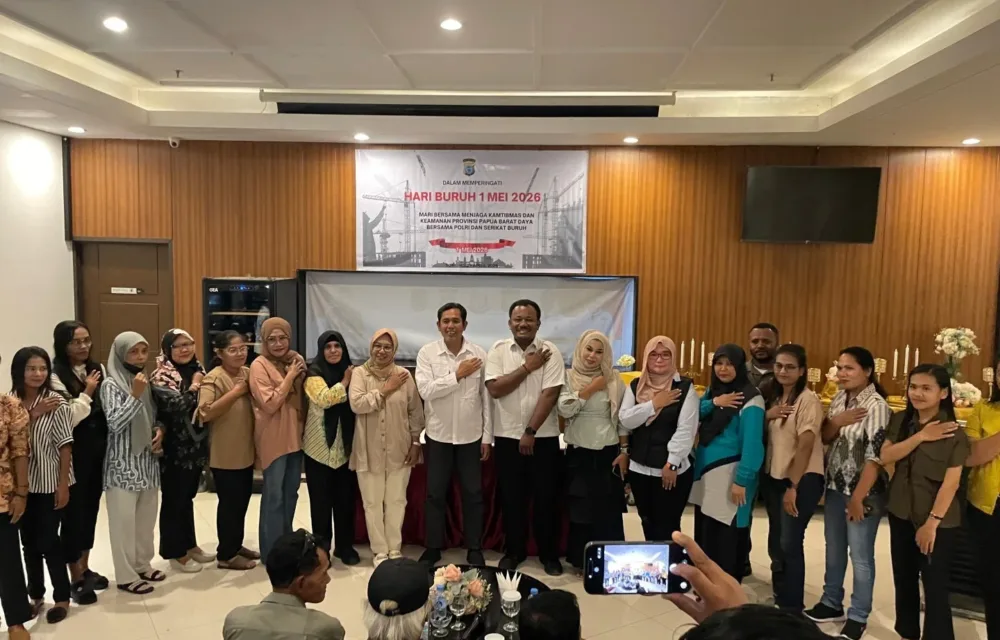 Jelang May Day, Polda Papua Barat Daya Perkuat Sinergi Dengan Buruh Untuk Ciptakan Situasi Aman Di Kota Sorong