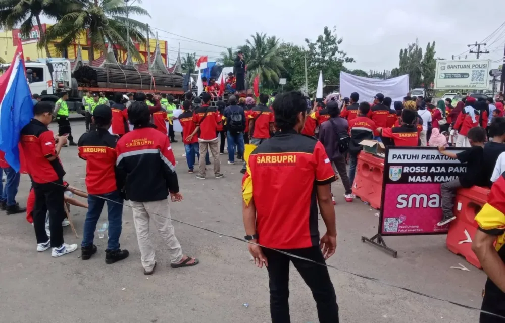 Sarbupri Sumatera Selatan Gelar Aksi Pra May Day 2026, Tuntut Pembentukan Dewan Pengupahan Kabupaten/Kota
