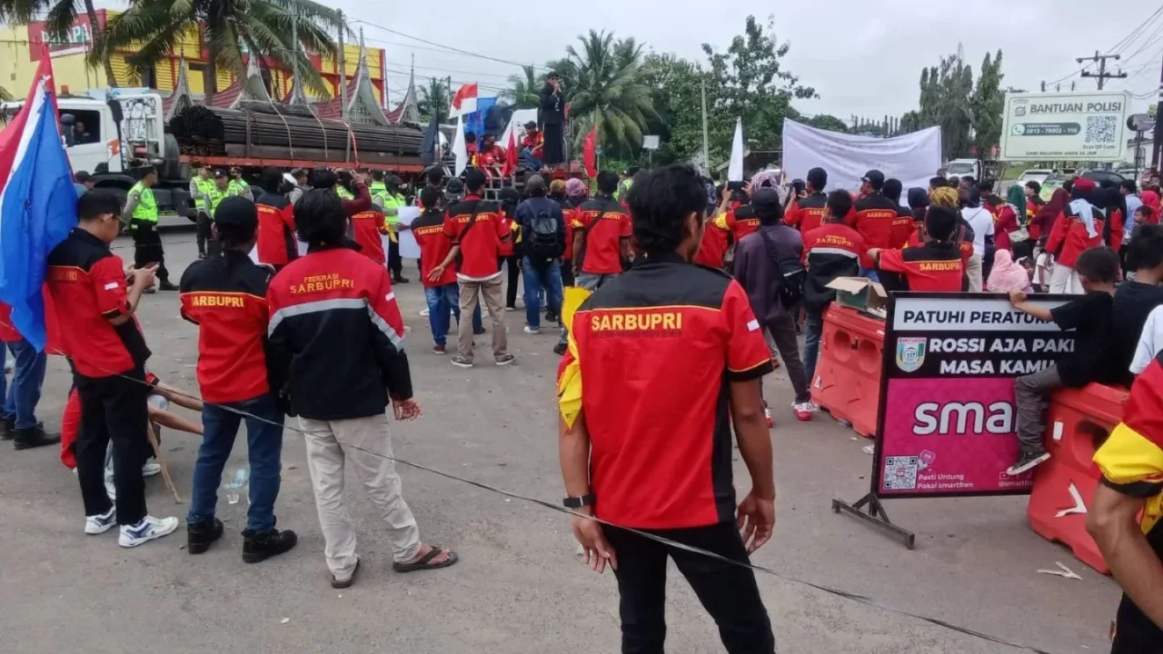 SARBUPRI Sumatera Selatan Gelar Aksi Pra May Day 2026, Tuntut Pembentukan Dewan Pengupahan Kabupaten/Kota