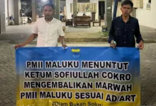 Dituduh Kabur Lewat Pintu Belakang, Ketum Pb Pmii Digeruduk Massa Kader Maluku