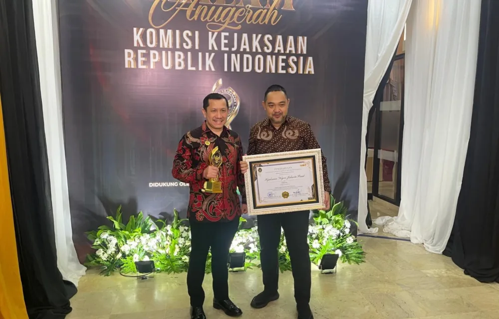 Kejari Jakarta Pusat Sabet Penghargaan Terbaik Kategori Tipe A
