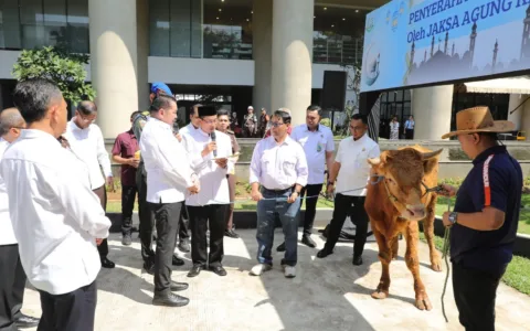 Jaksa Agung Serahkan Hewan Kurban, Baren AS: Wujud Kepedulian Insan Adhyaksa