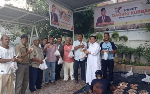 Rutin Setiap Tahun, Nasir Djamil Tebar Solidaritas Lewat Hewan Kurban di Aceh