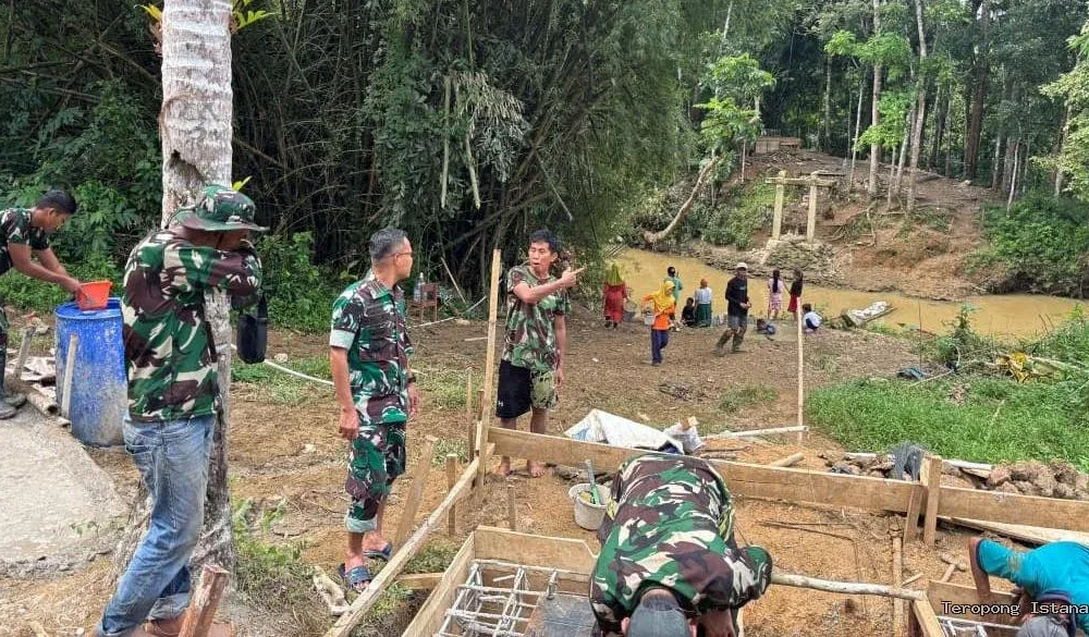 Jembatan Perintis Garuda, Solusi Akses Terbatas Di Desa Sorongan