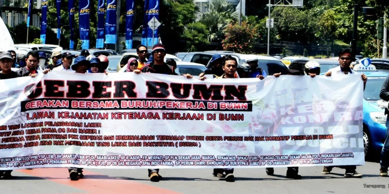 Janji Dihapus, Nyatanya Dikukuhkan Permenaker Baru Dinilai Legitimasi Outsourcing