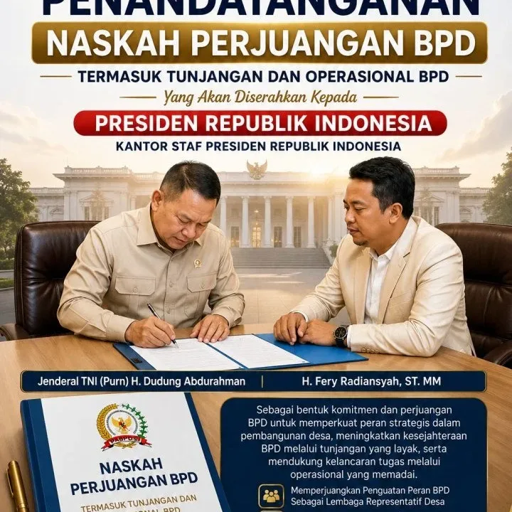 Bukan Sekadar Dokumen, Naskah Perjuangan PABPDSI Jadi Awal Perubahan Nasib Desa Indonesia