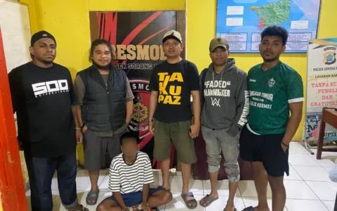 Pelaku Jambret WNA Argentina di Sorong Diciduk Polisi