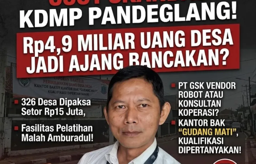 Kita Banten Seret Dugaan Korupsi Dana Kdmp Pandeglang Ke Kejagung