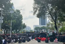 Polres Metro Jakarta Pusat Kerahkan 3.067 Personel Amankan Aksi Unjuk Rasa Di Monas