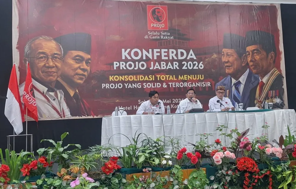 Api Semangat Berkobar! Projo Banten Dukung Konferda Jabar: Jadilah Pelita Dan Tameng Rakyat