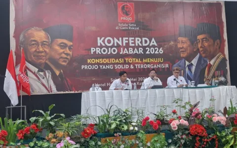 Api Semangat Berkobar! Projo Banten Dukung Konferda Jabar: Jadilah Pelita dan Tameng Rakyat