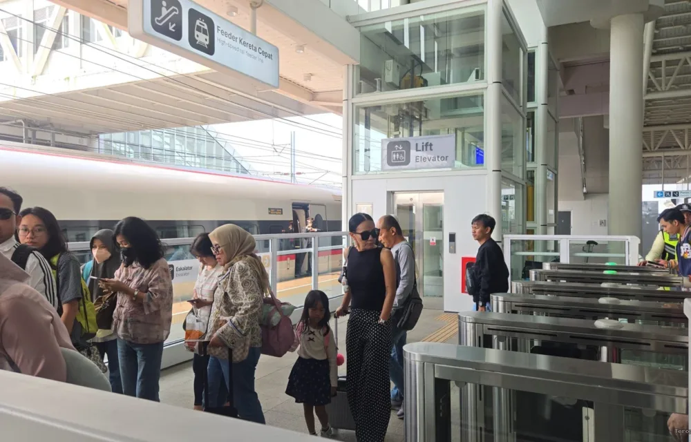 Arus Balik Whoosh Meningkat, Penumpang Capai 20 Ribu