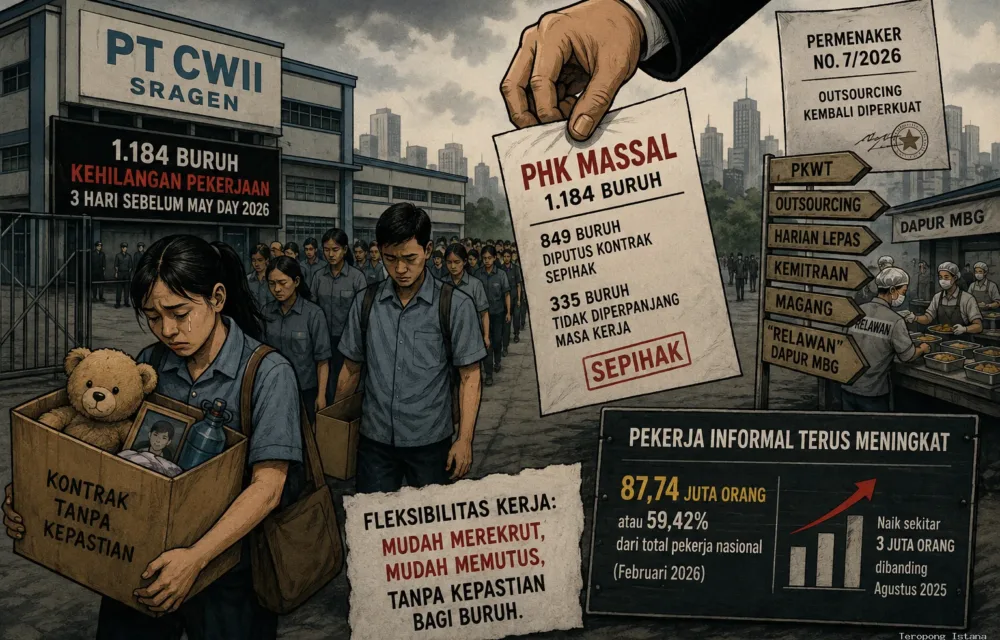 Phk Massal Pt Cwii Sragen Jadi Potret Rapuhnya Sistem Kerja Fleksibel