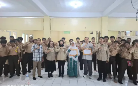 PPBN DPC Kota Depok dan Kesbangpol, Gelar Seminar Bela Negara di SMK Raflesia
