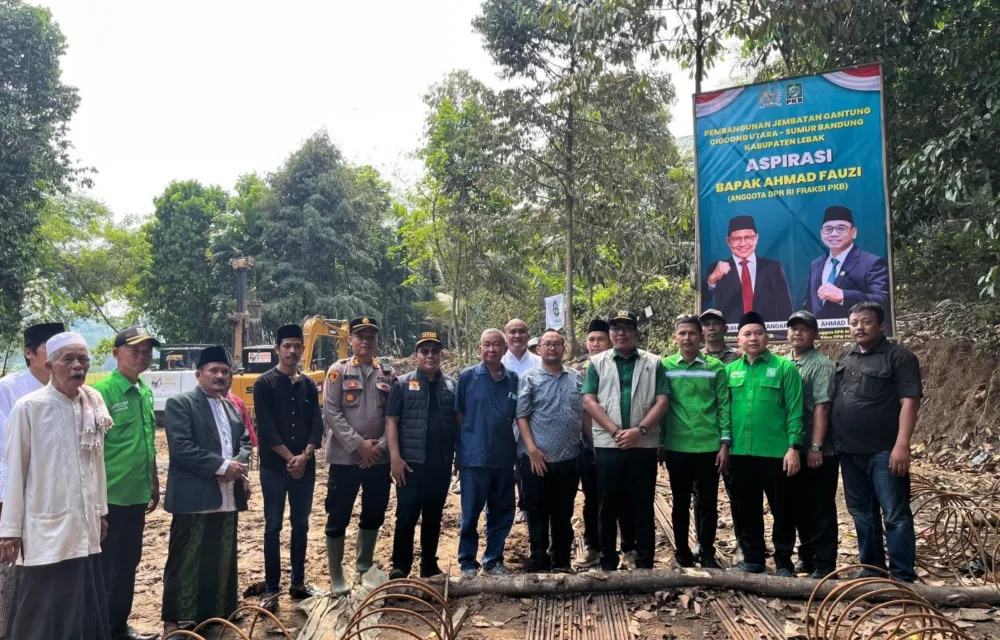 Ahmad Fauzi Wujudkan Impian Masyarakat Cigoong Utara, Jembatan Gantung Yang Dinanti Puluhan Tahun Akhirnya Hadir