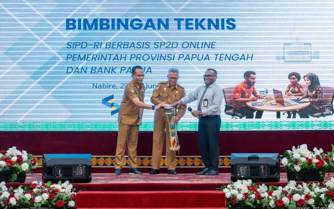 Pemprov Papua Tengah Percepat Digitalisasi Keuangan Daerah Lewat SIPD-RI Berbasis SP2D Online