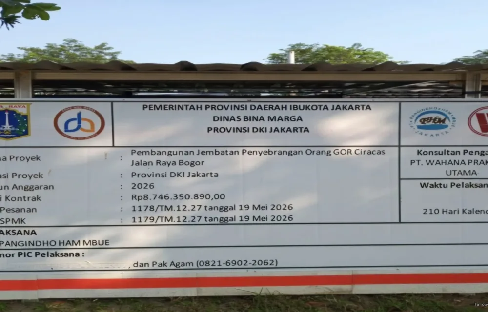 Pemprov Dki Jakarta Bangun Jpo Gor Ciracas