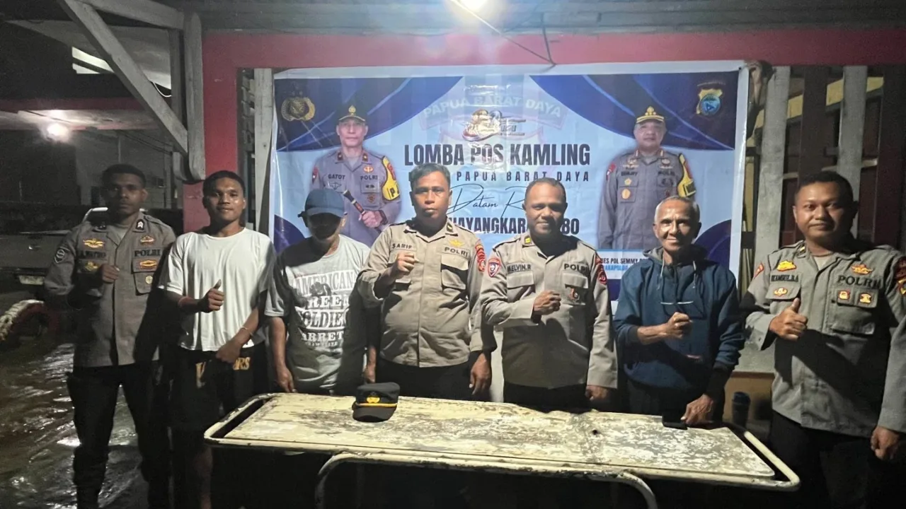 Perkuat Harkamtibmas dan Kemitraan Warga, Polda PBD Lakukan Lomba Poskamling
