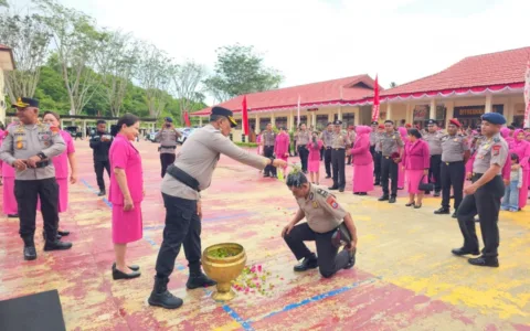 Wakapolda Papua Barat Daya Pimpin Korps Raport, 87 Personel Naik Pangkat