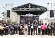 Semarak Hari Bhayangkara Ke-80, Polda Banten Salurkan Bantuan Sosial Dan Gelar Fun Offroad Di Karian
