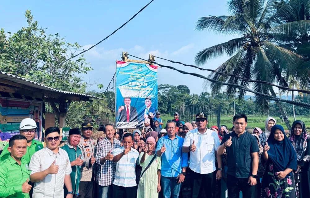 Wujudkan Mimpi Warga, Ahmad Fauzi Bangun Jembatan Harapan Di Kabupaten Lebak