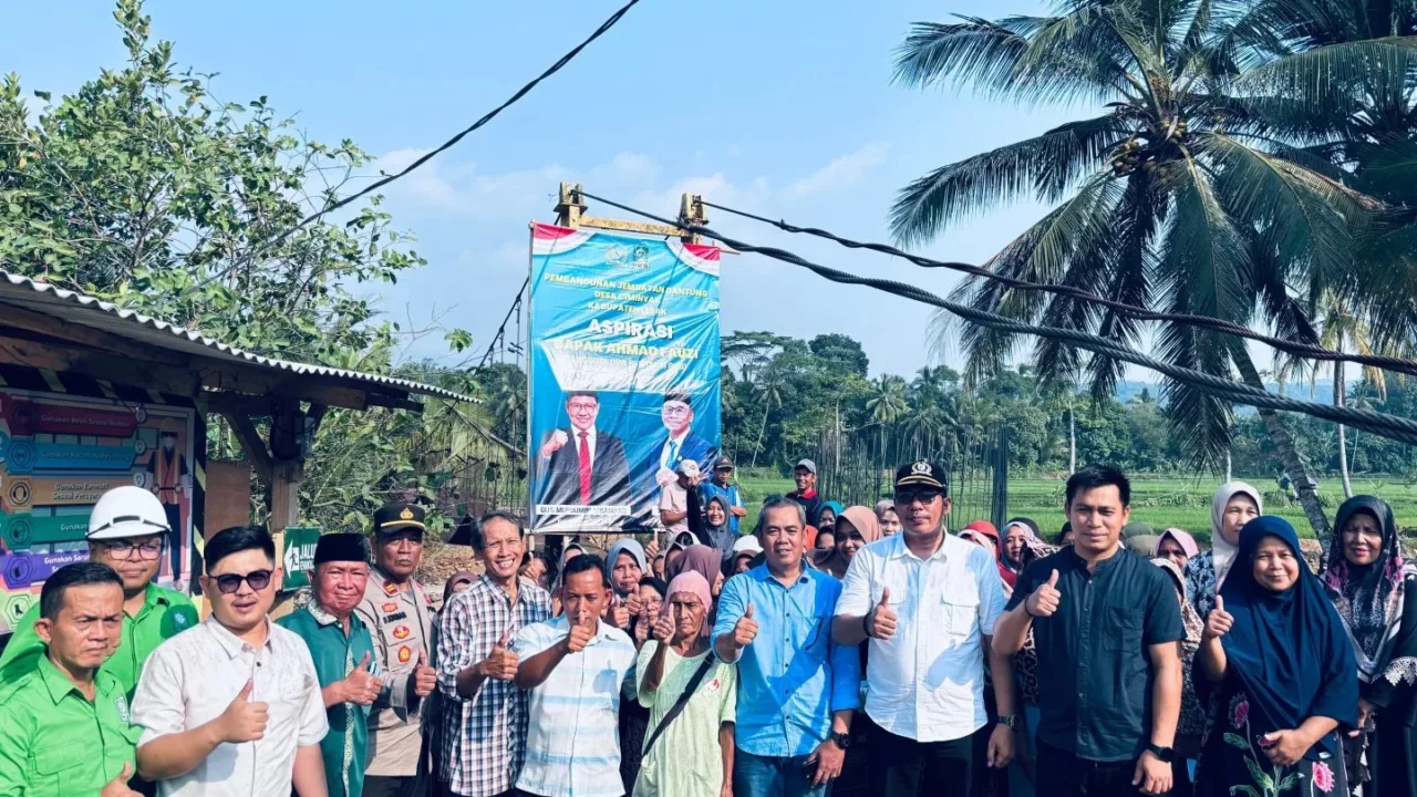 Wujudkan Mimpi Warga, Ahmad Fauzi Bangun Jembatan Harapan di Kabupaten Lebak