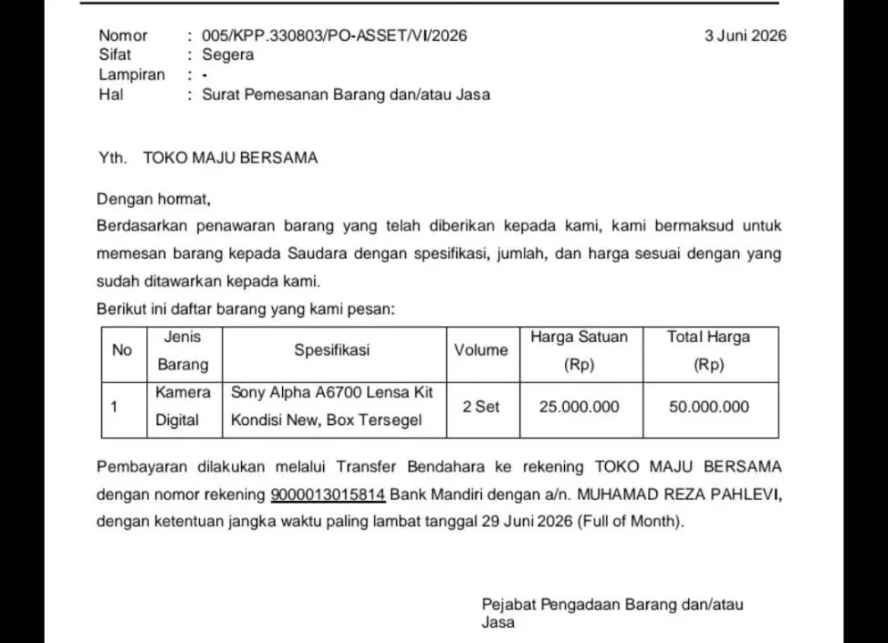 Berkedok Proyek KPP Bekasi Barat, Pria Gunakan Kop Surat Resmi Tipu Rp50 Juta