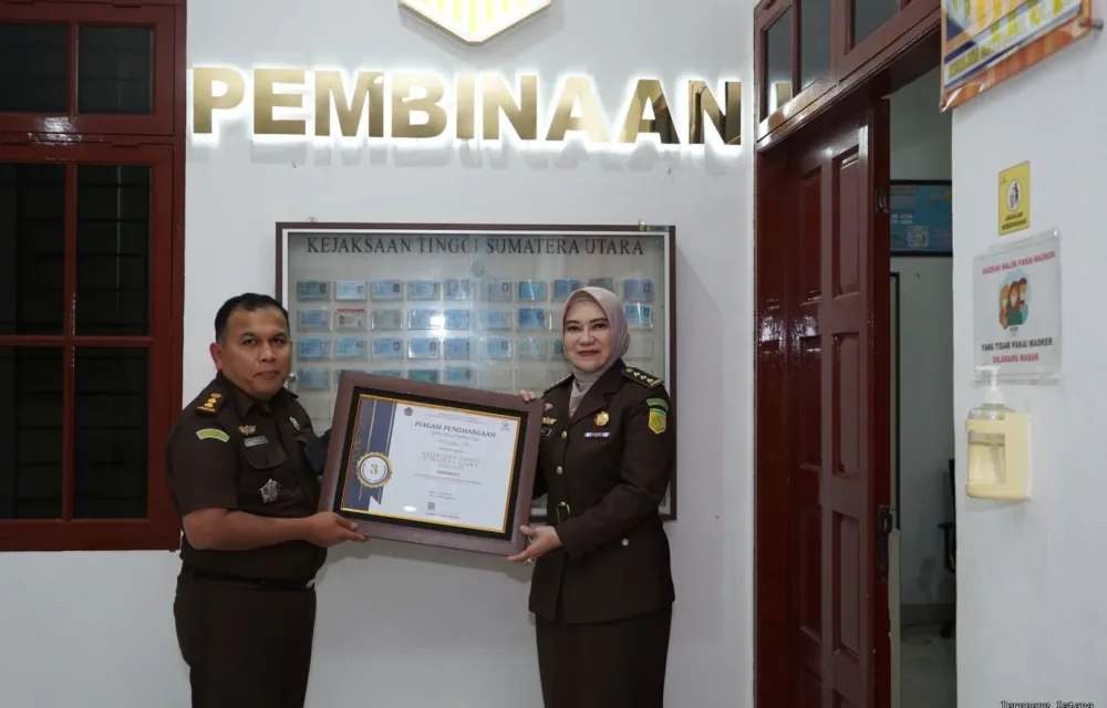 Dapat Penghargaan, Kejati Sumut Tegaskan Komitmen Kelola Keuangan Sesuai Aturan