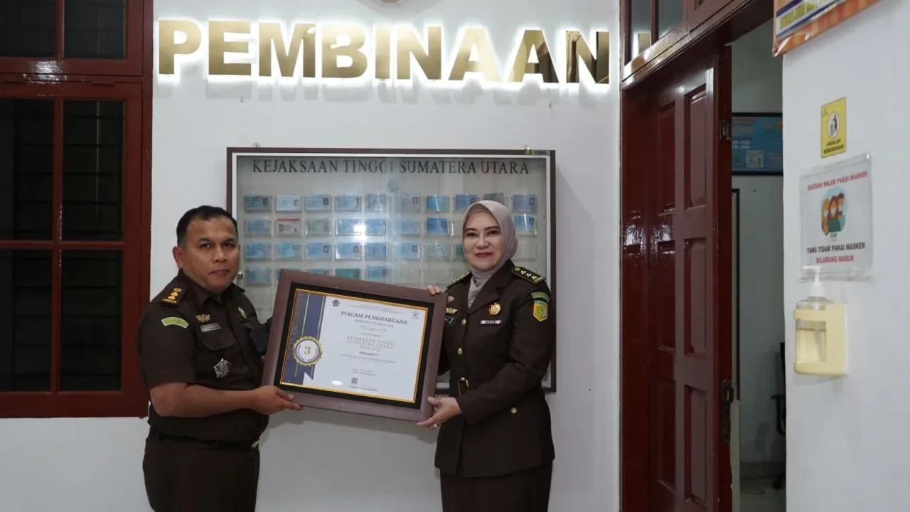 Dapat Penghargaan, Kejati Sumut Tegaskan Komitmen Kelola Keuangan Sesuai Aturan
